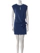 Tibi Crew Neck Mini Dress