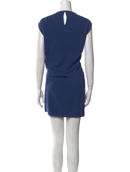Tibi Crew Neck Mini Dress