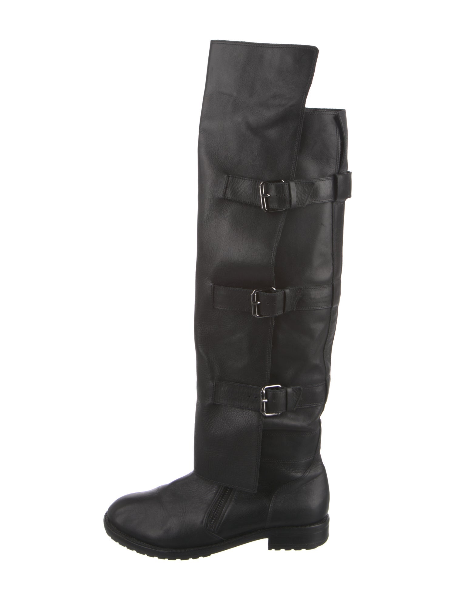 Tibi Leather Riding Boots