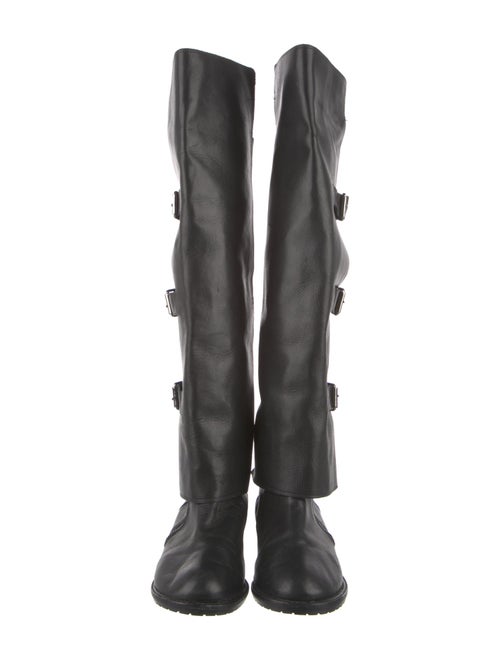 Tibi Leather Riding Boots
