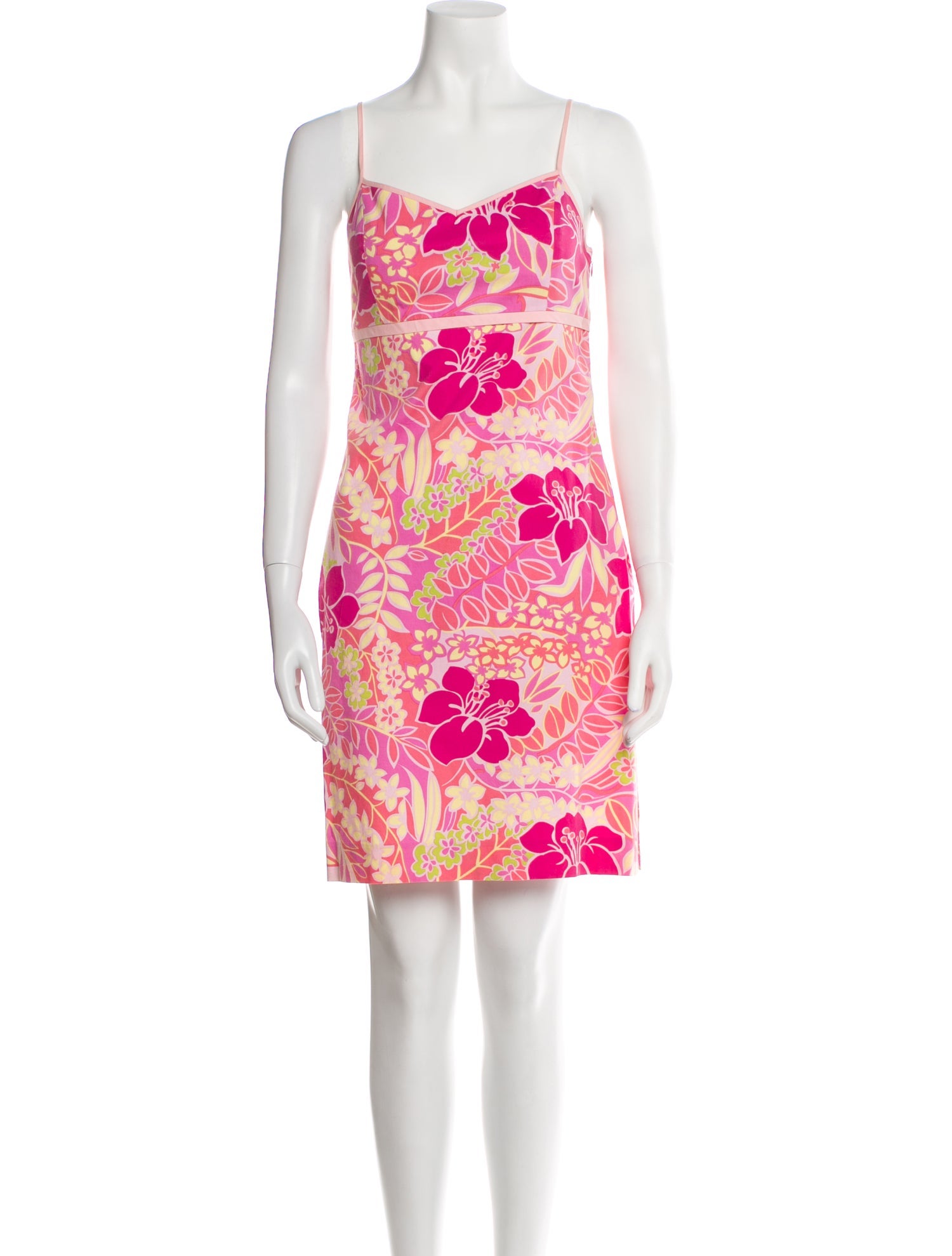 Tibi Floral Print Mini Dress