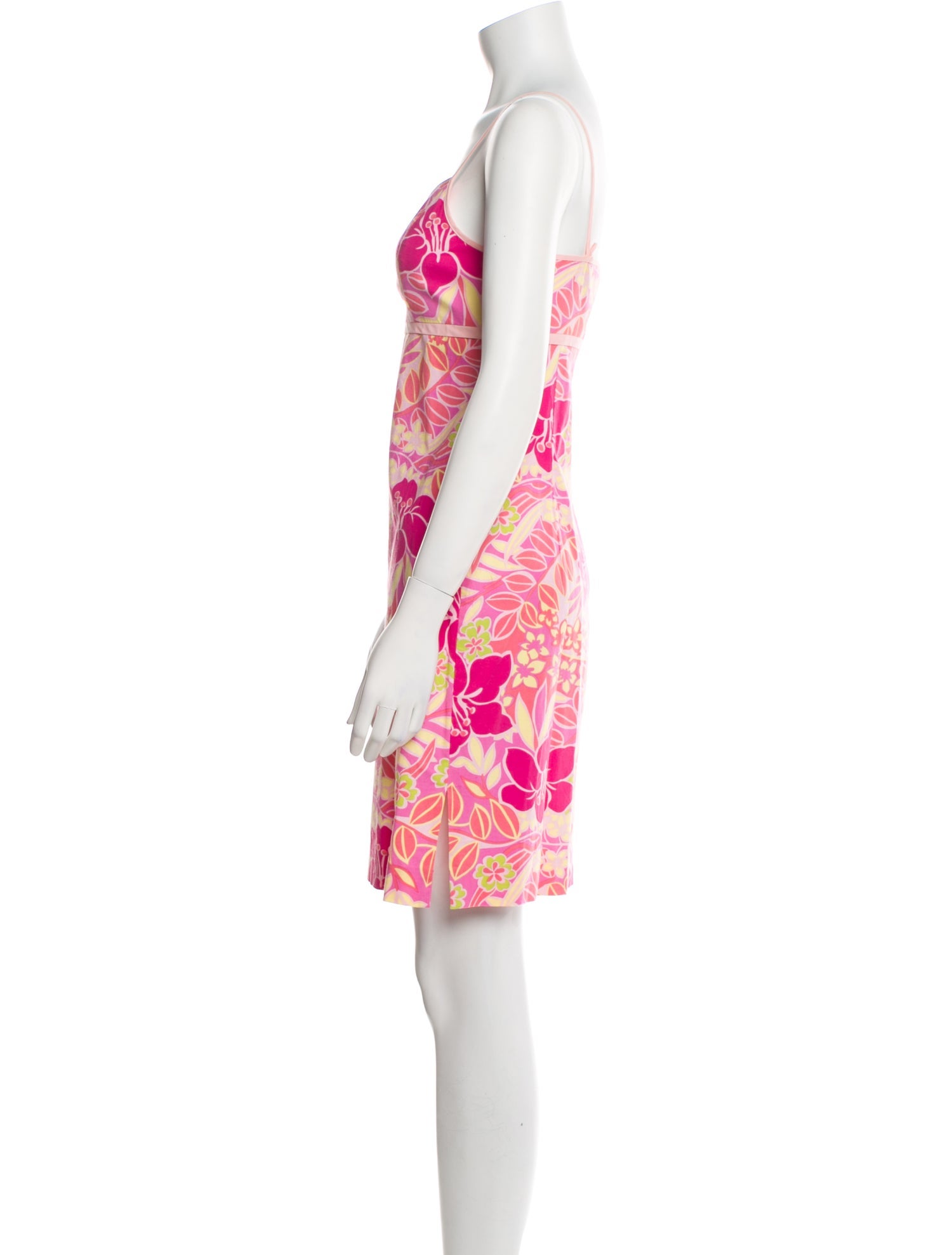 Tibi Floral Print Mini Dress