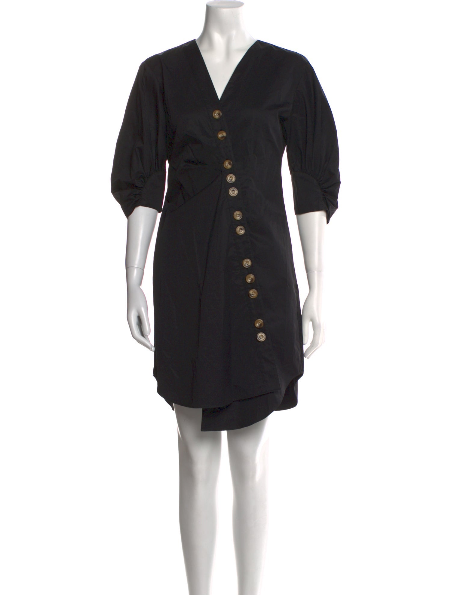 Tibi V-Neck Mini Dress