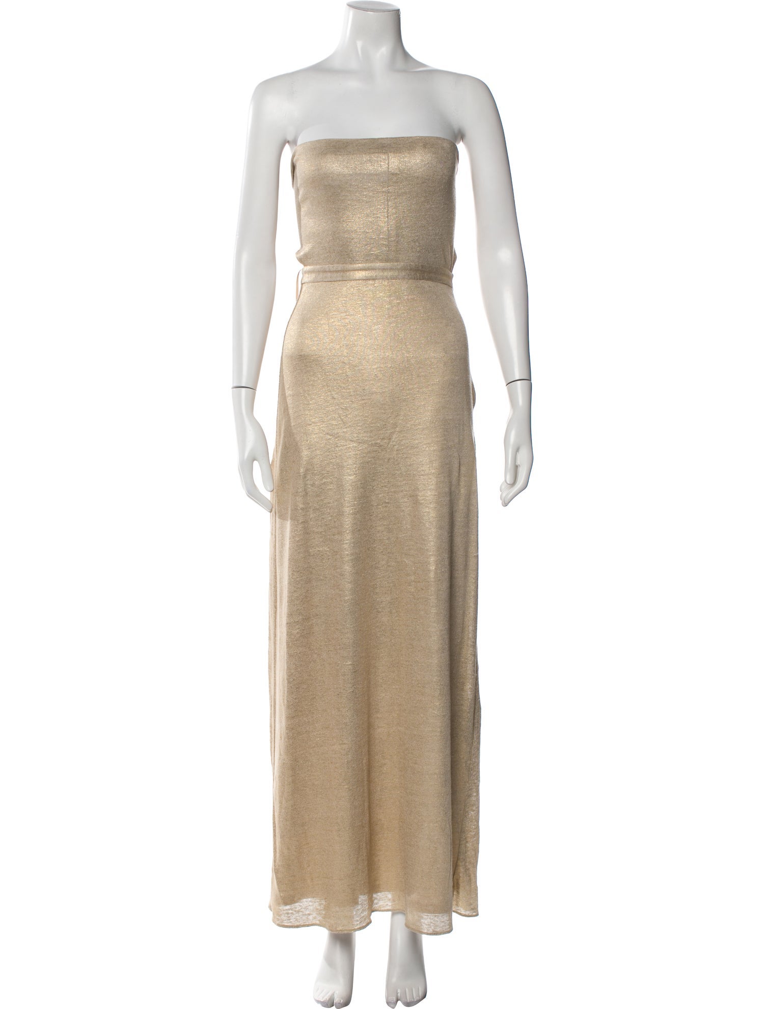 Tibi Strapless Long Dress