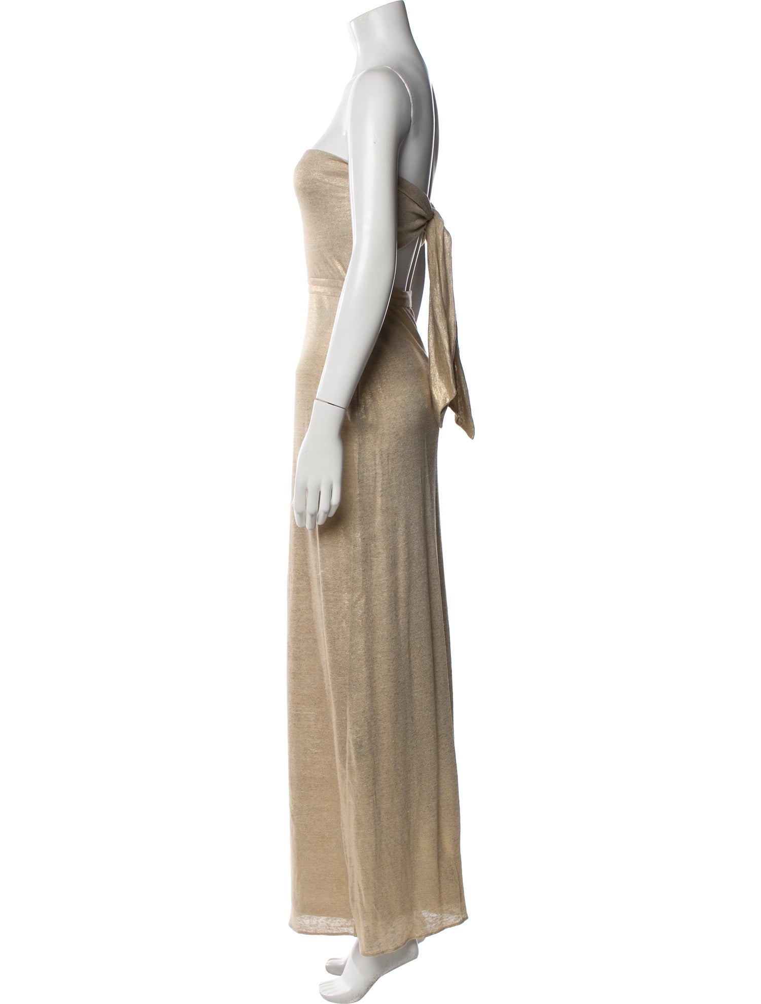 Tibi Strapless Long Dress