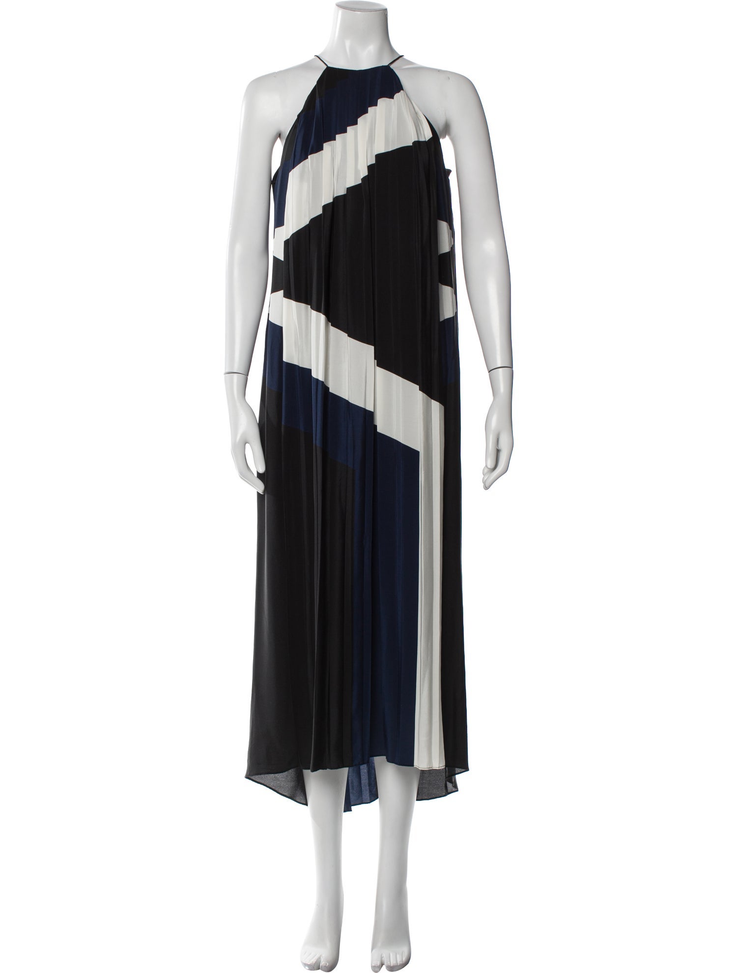 Tibi Striped Long Dress