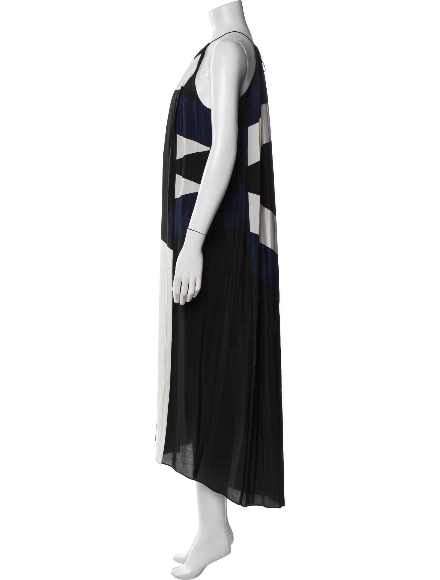 Tibi Striped Long Dress
