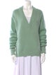 Tibi Alpaca V-Neck Sweater