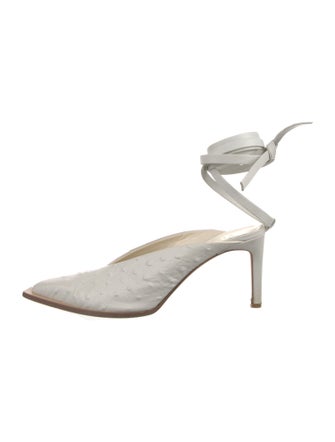 Tibi Leather Slingback Pumps