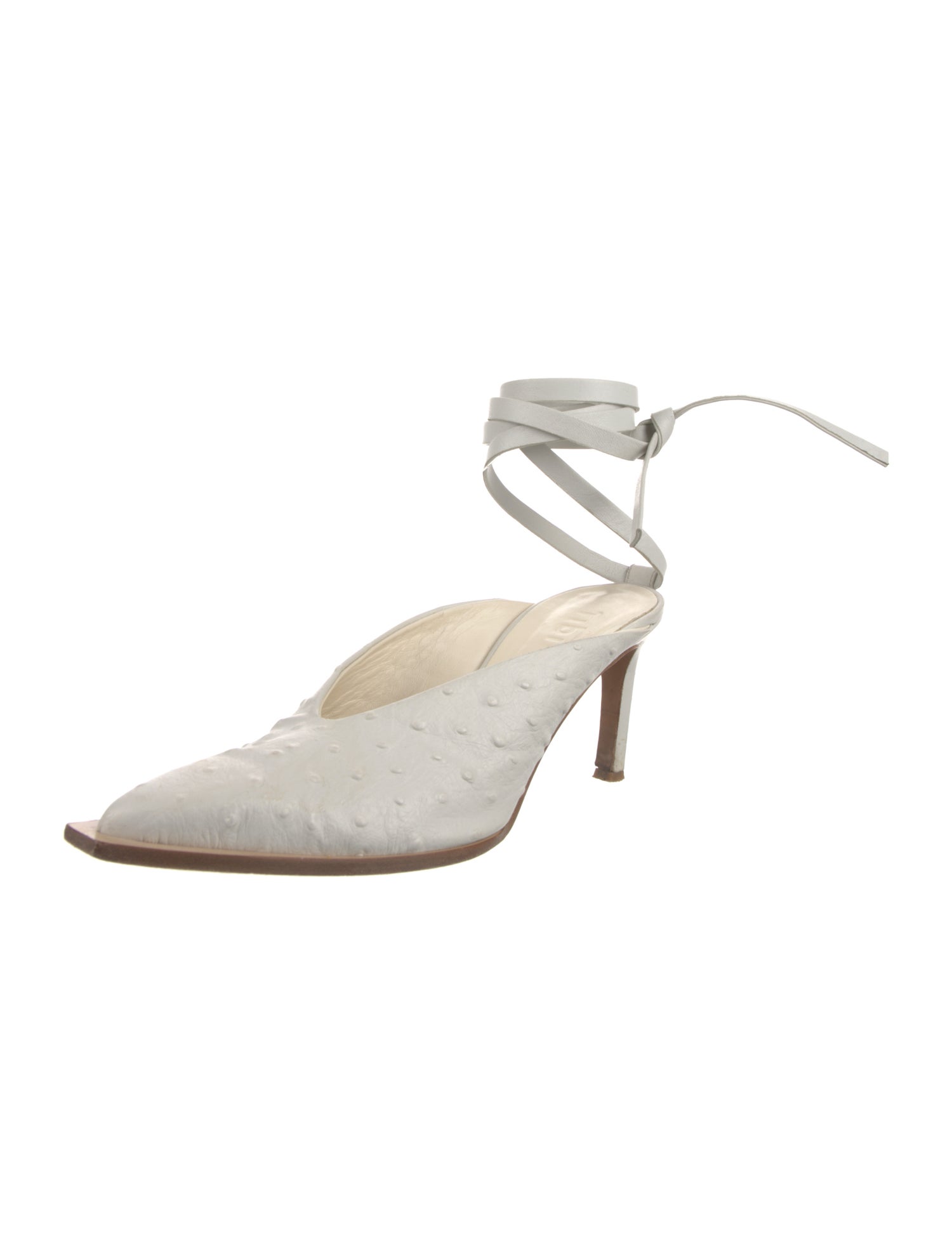 Tibi Leather Slingback Pumps