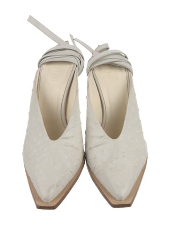 Tibi Leather Slingback Pumps