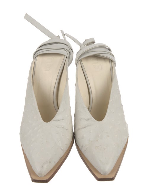 Tibi Leather Slingback Pumps