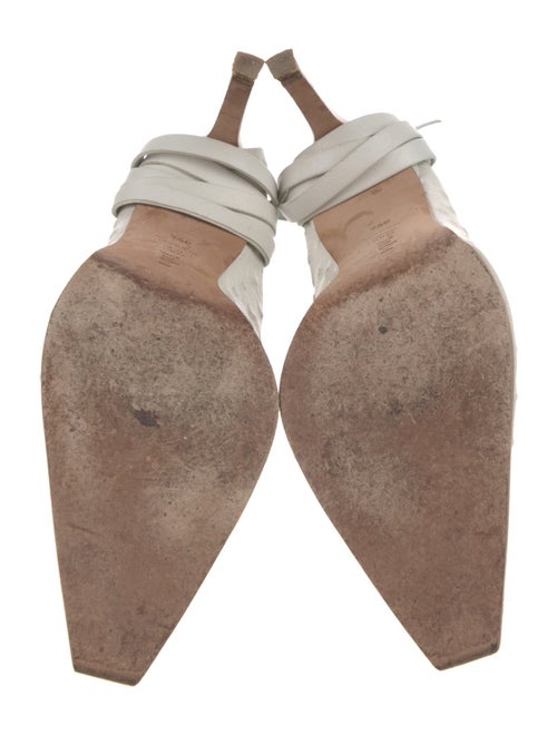 Tibi Leather Slingback Pumps