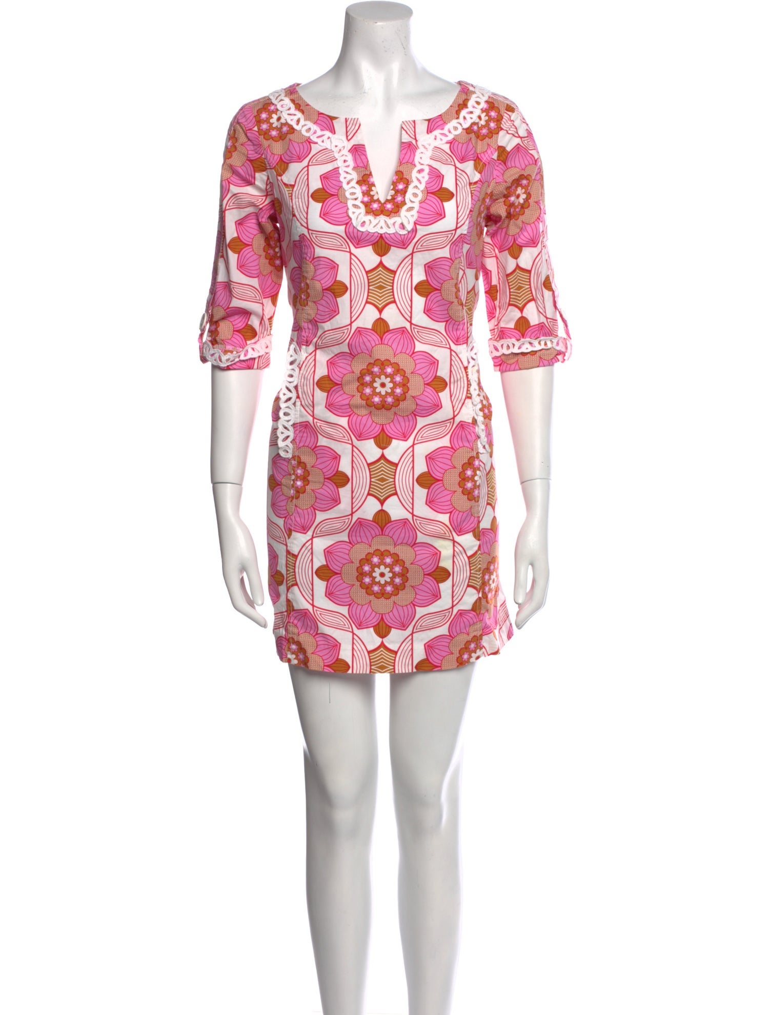Tibi Printed Mini Dress