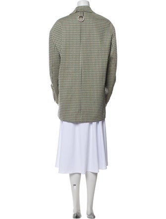 Tibi Houndstooth Print Evening Jacket