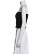 Tibi Strapless Crop Top