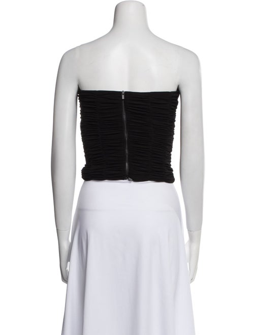 Tibi Strapless Crop Top