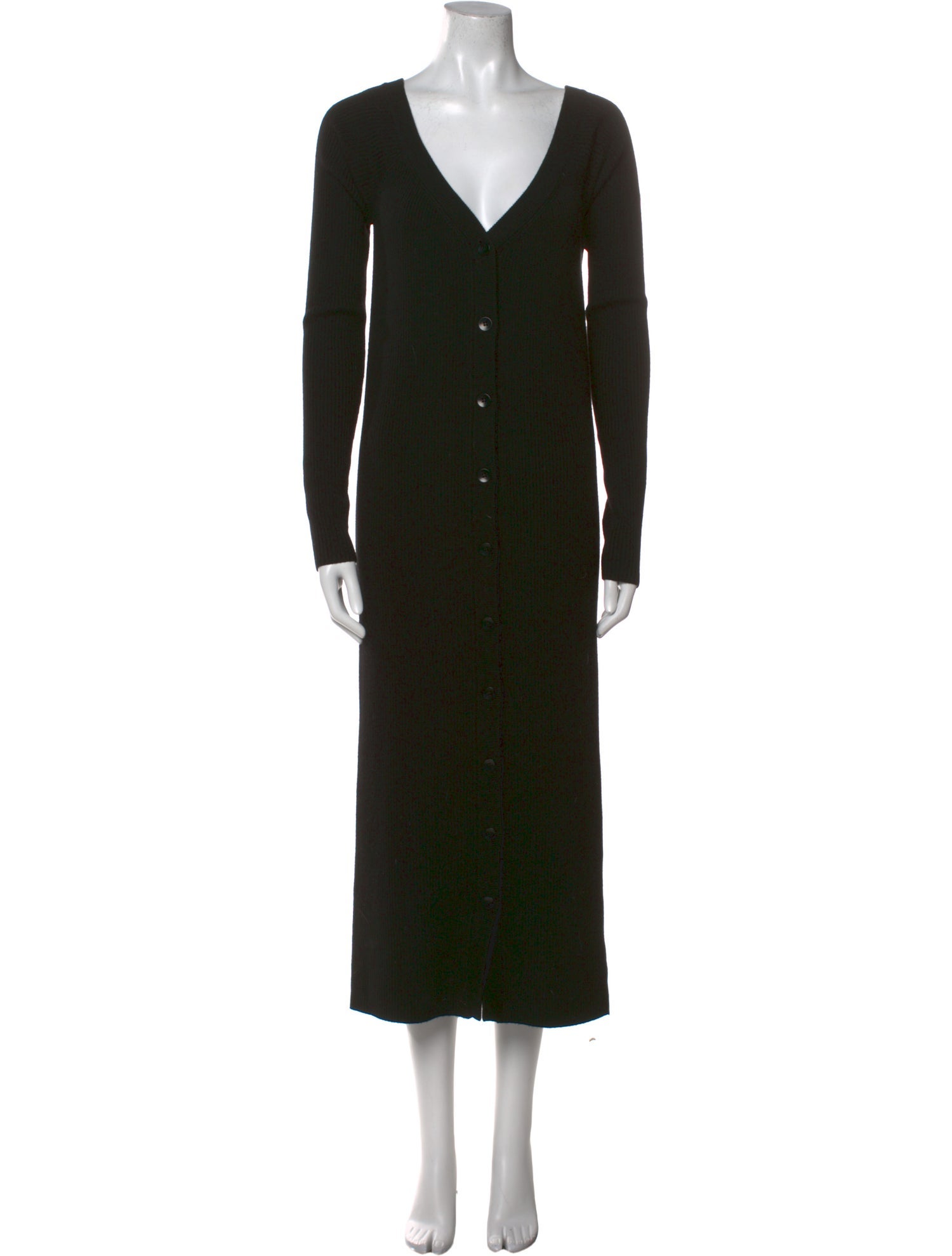 Tibi Merino Wool Long Dress