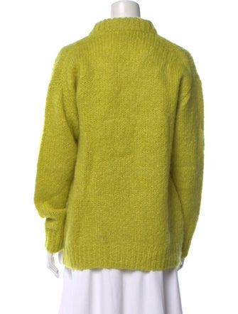 Tibi Mohair Turtleneck Sweater
