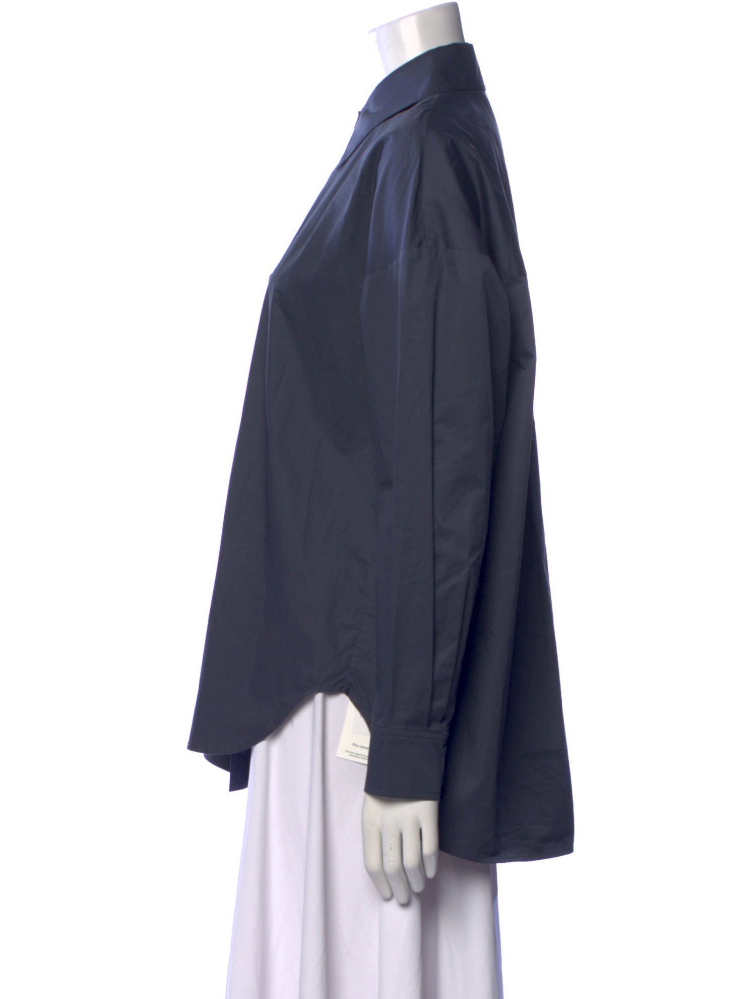 Tibi Long Sleeve Button-Up Top