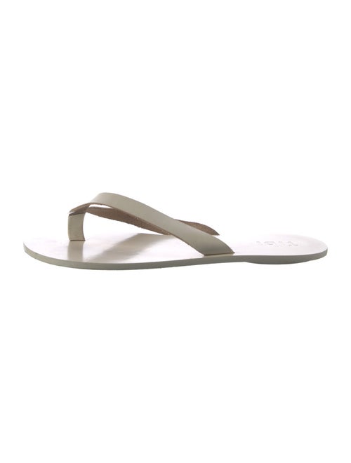 Tibi Leather Flip Flops