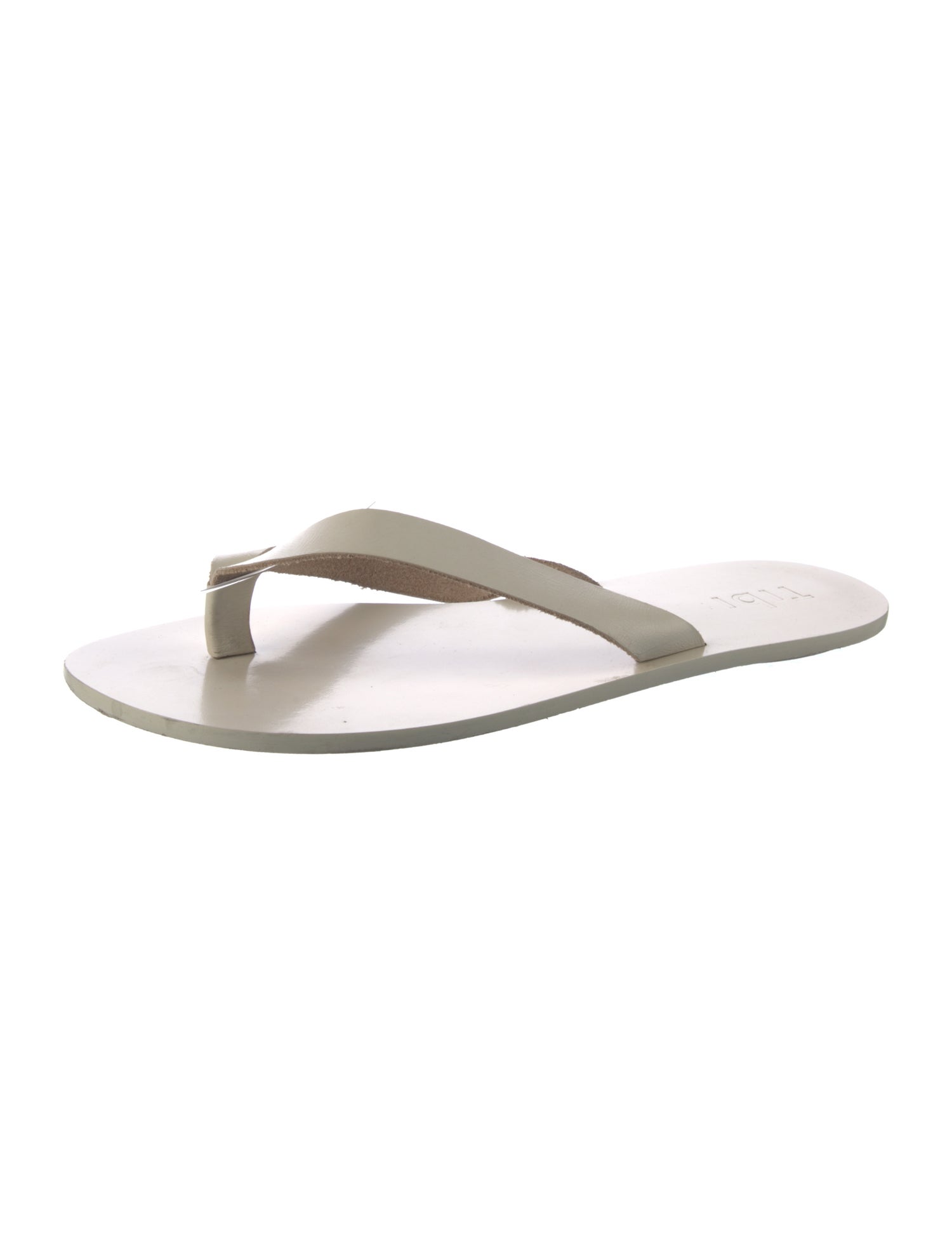 Tibi Leather Flip Flops