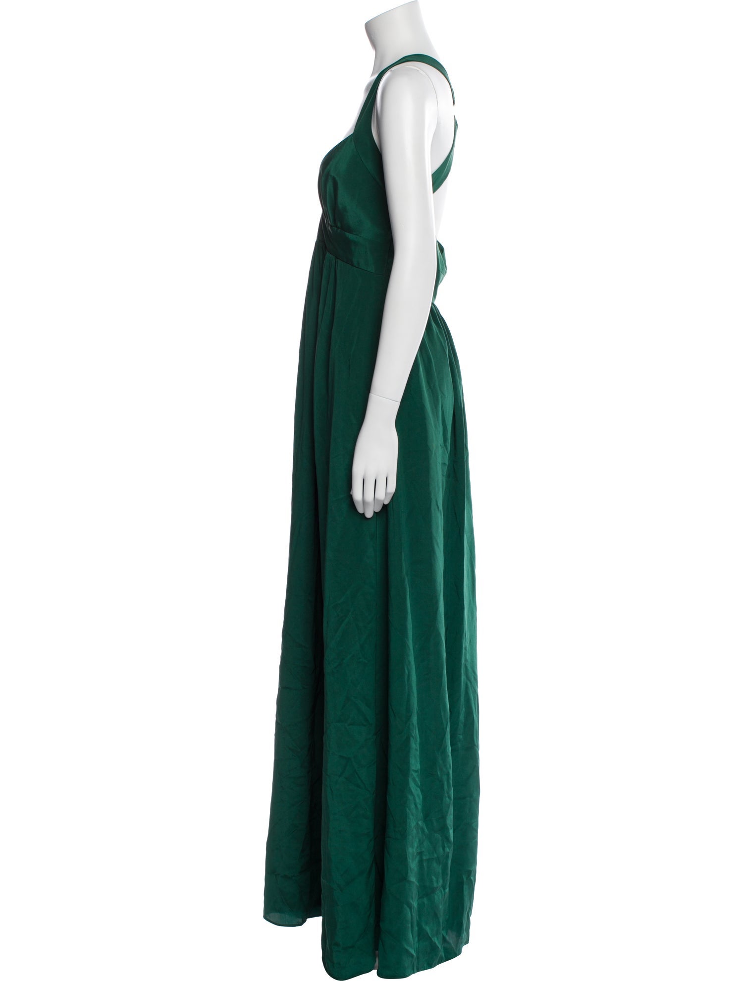Tibi V-Neck Long Dress
