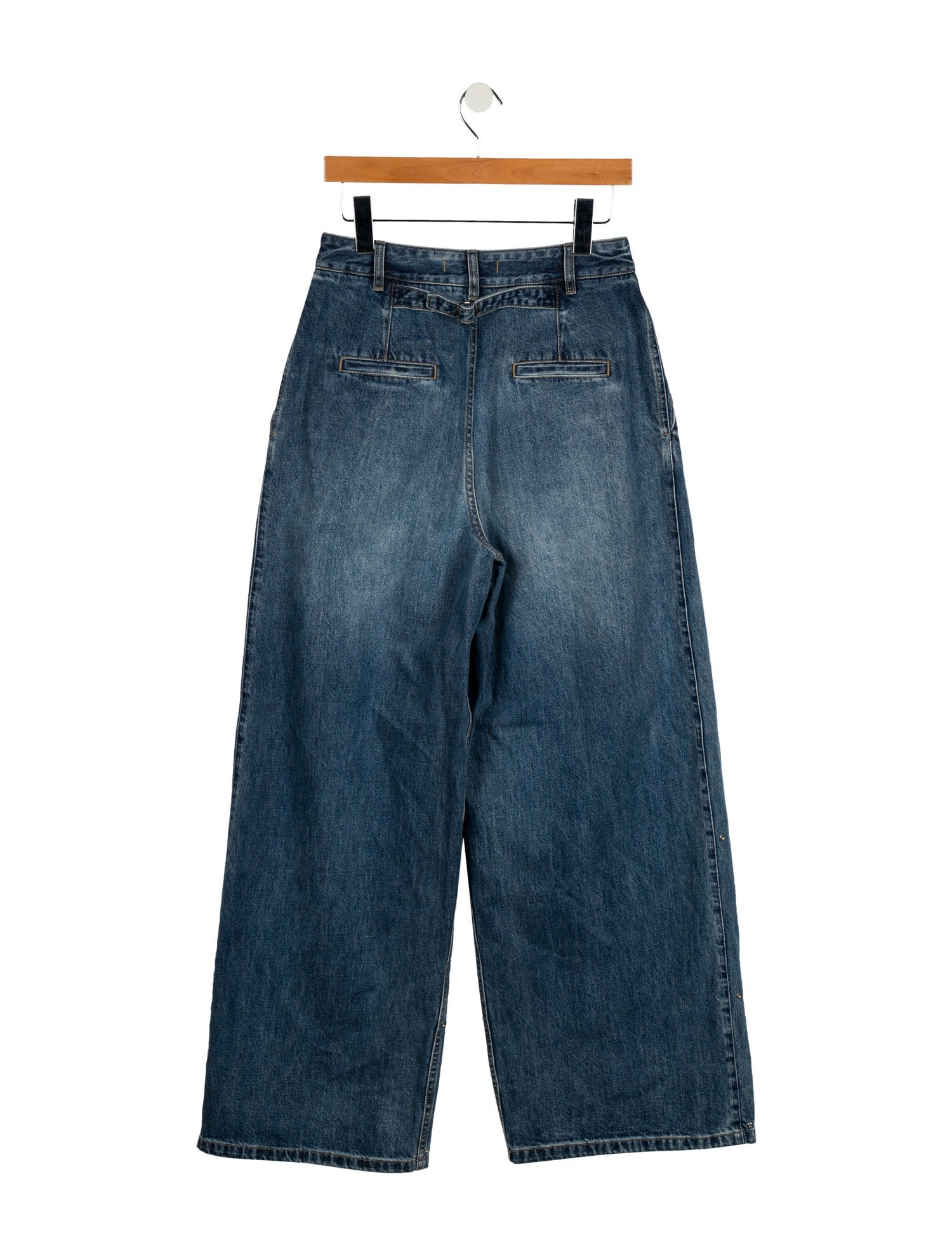 Tibi High-Rise Wide Leg Jeans