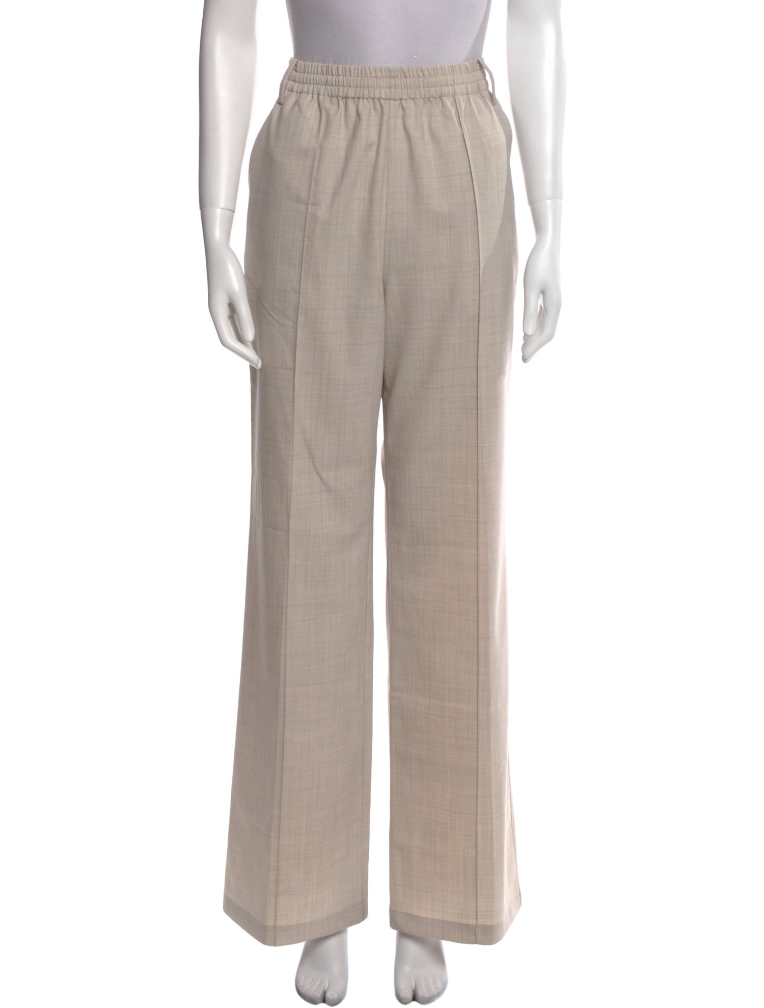 Tibi Virgin Wool Wide Leg Pants