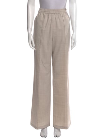 Tibi Virgin Wool Wide Leg Pants