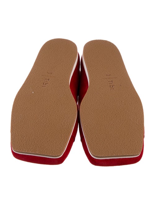 Tibi Suede Colorblock Pattern Sneakers