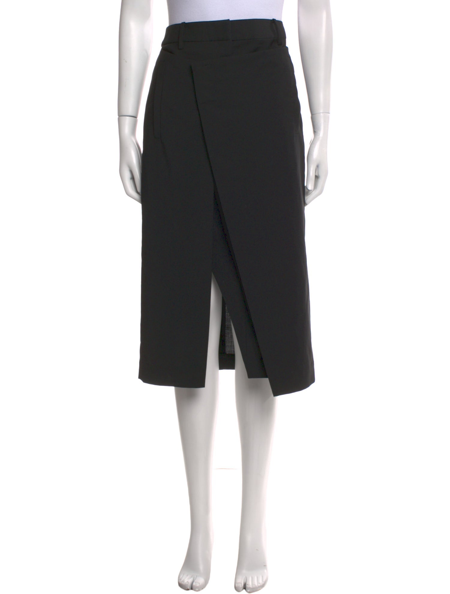 Tibi Cutout Accent Midi Length Skirt