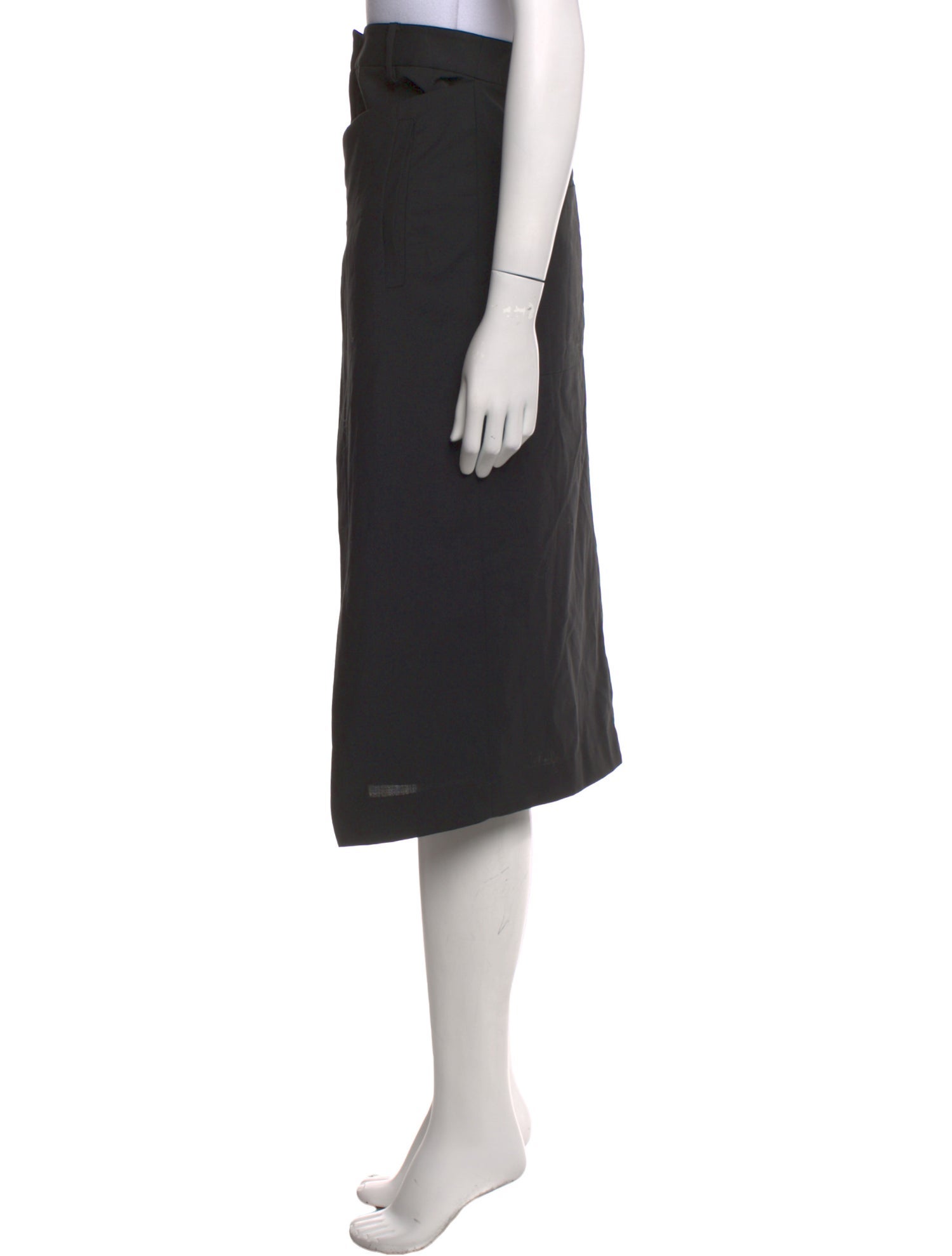 Tibi Cutout Accent Midi Length Skirt