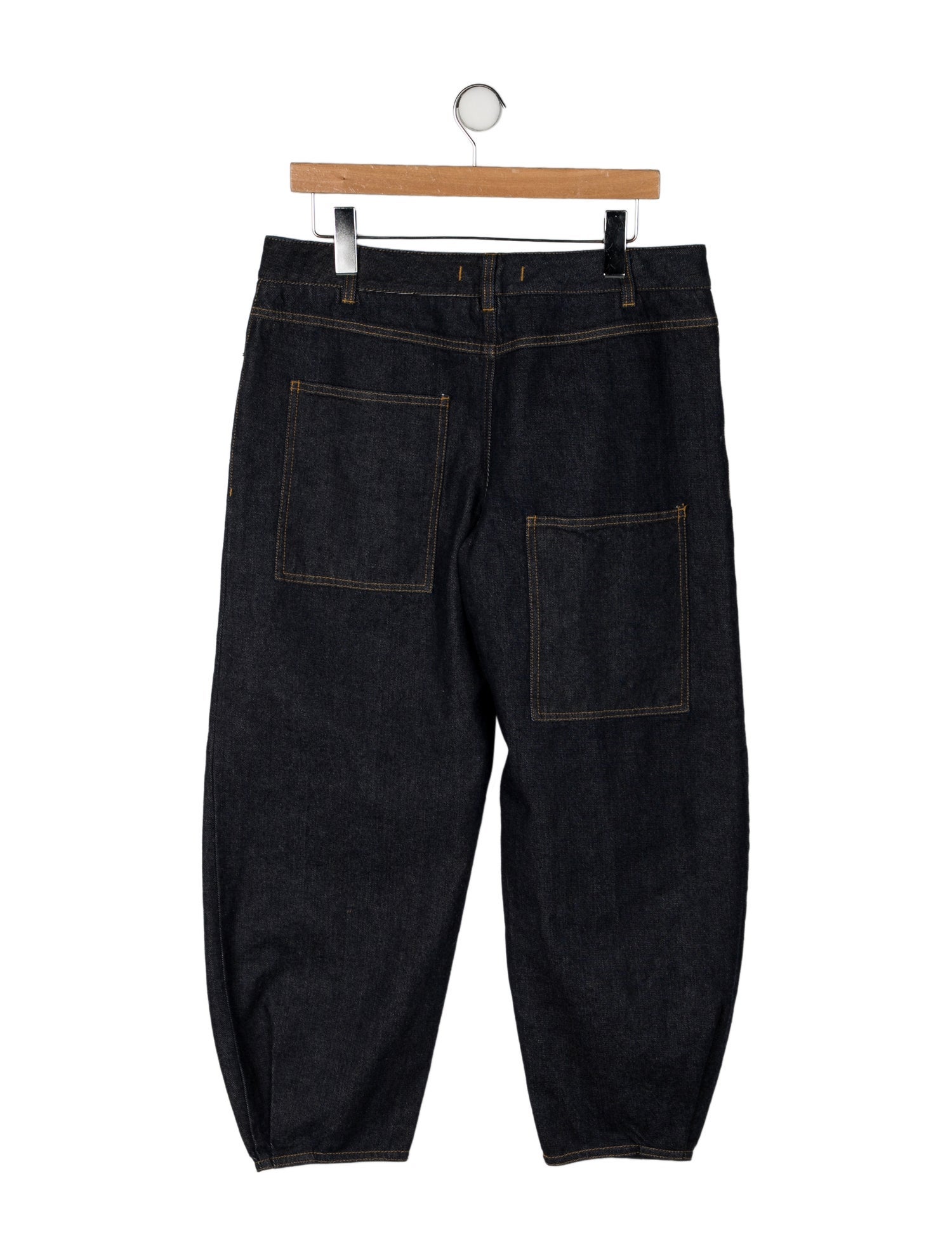 Tibi Mid-Rise Straight Leg Jeans