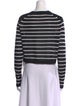 Tibi Striped Crew Neck Sweater