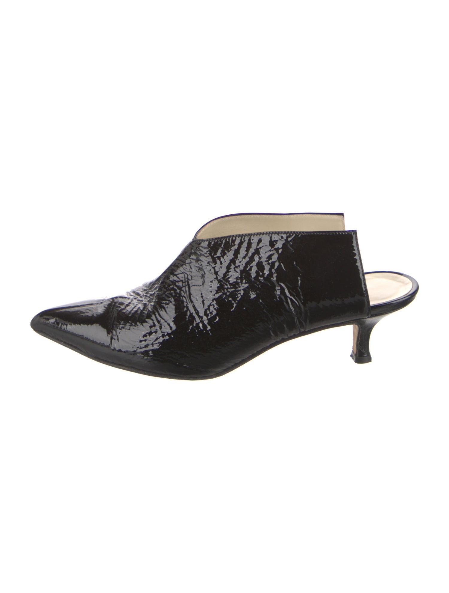 Tibi Patent Leather Mules