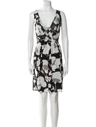 Tibi Silk Knee-Length Dress