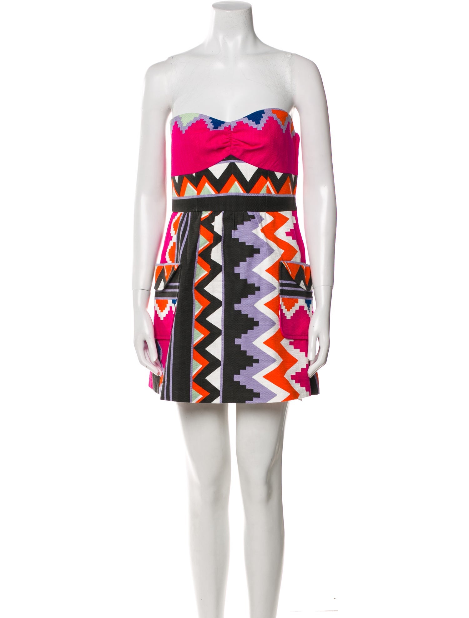 Tibi Printed Mini Dress