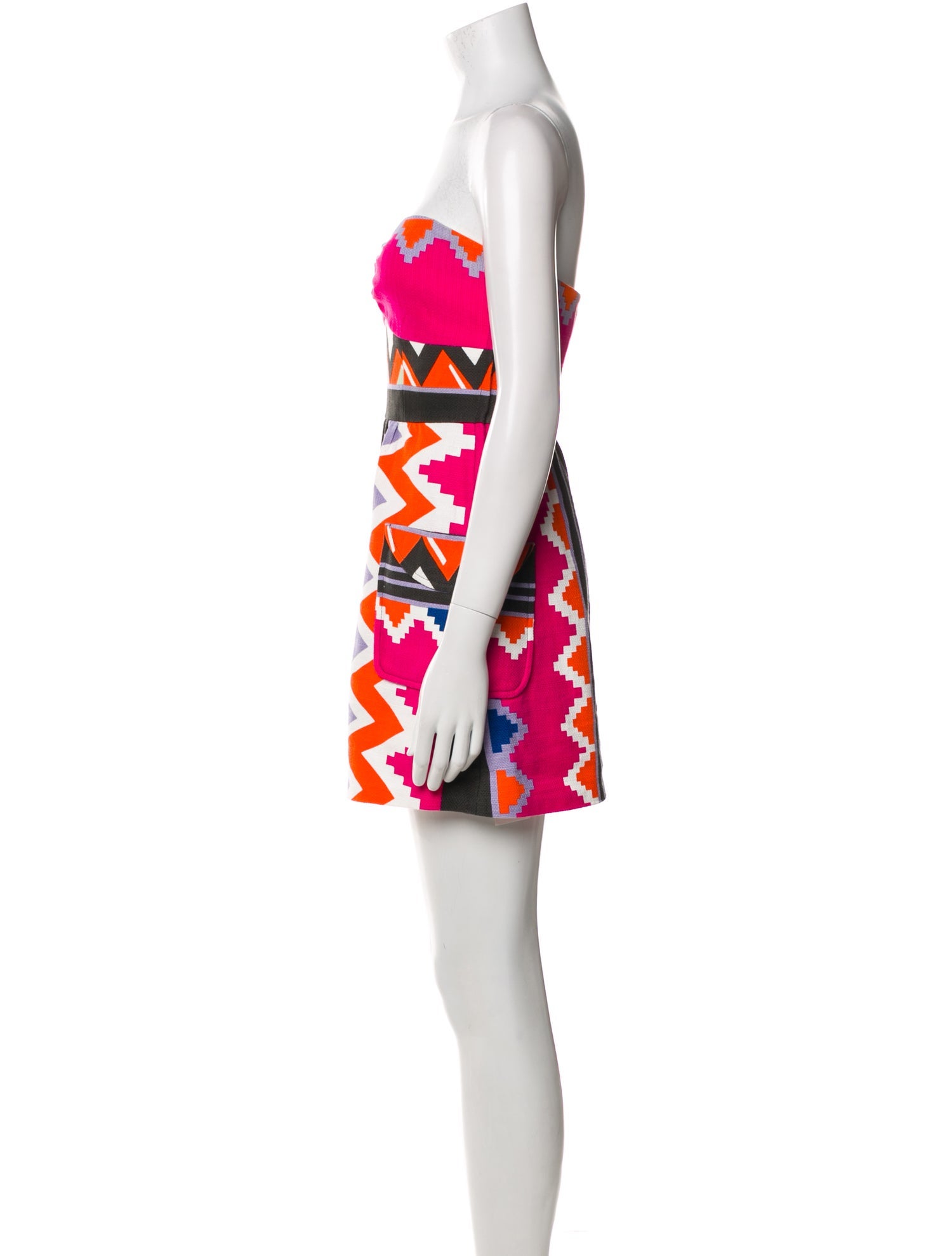 Tibi Printed Mini Dress