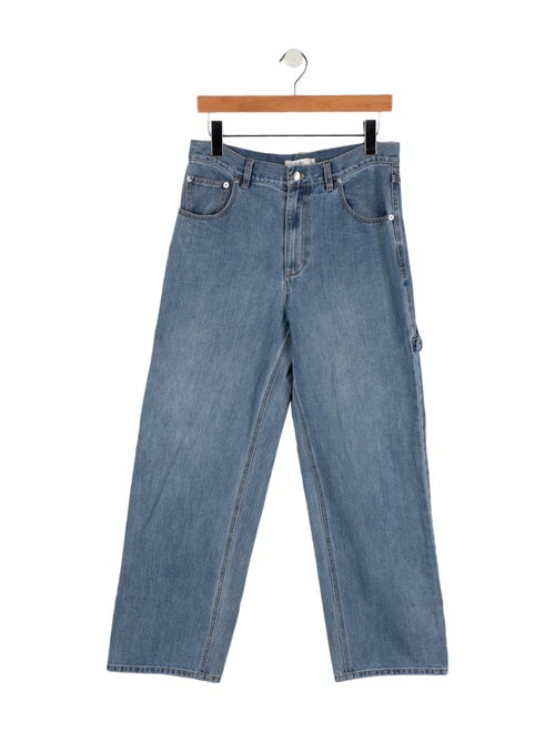 Tibi High-Rise Wide Leg Jeans