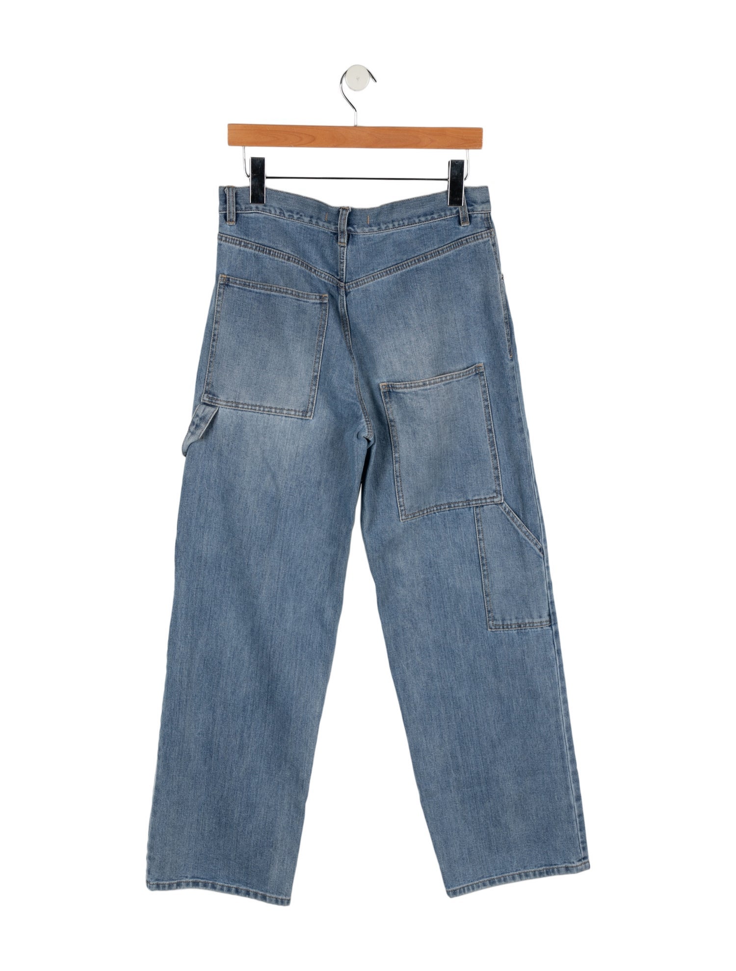 Tibi High-Rise Wide Leg Jeans