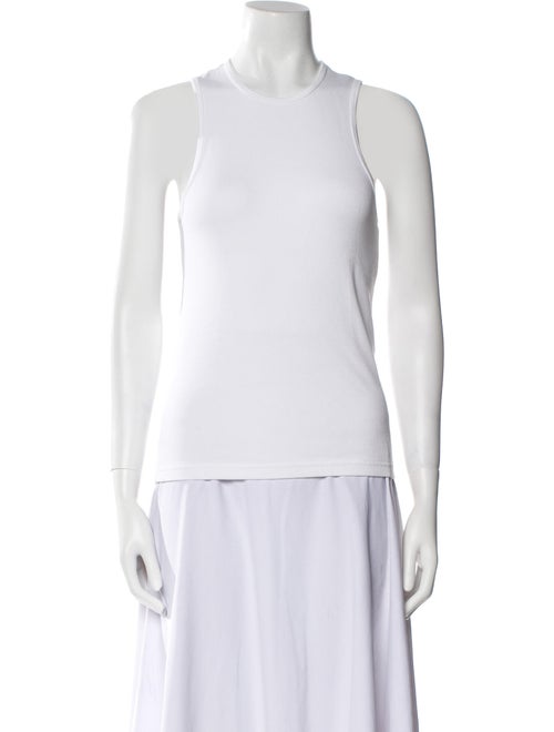 Tibi Crew Neck Sleeveless Top