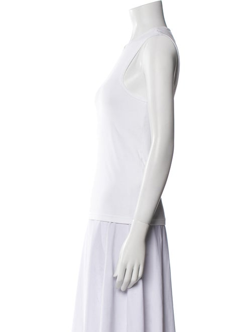 Tibi Crew Neck Sleeveless Top