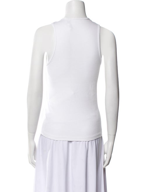 Tibi Crew Neck Sleeveless Top