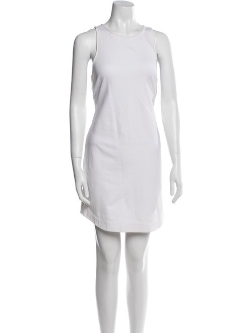 Tibi Crew Neck Mini Dress