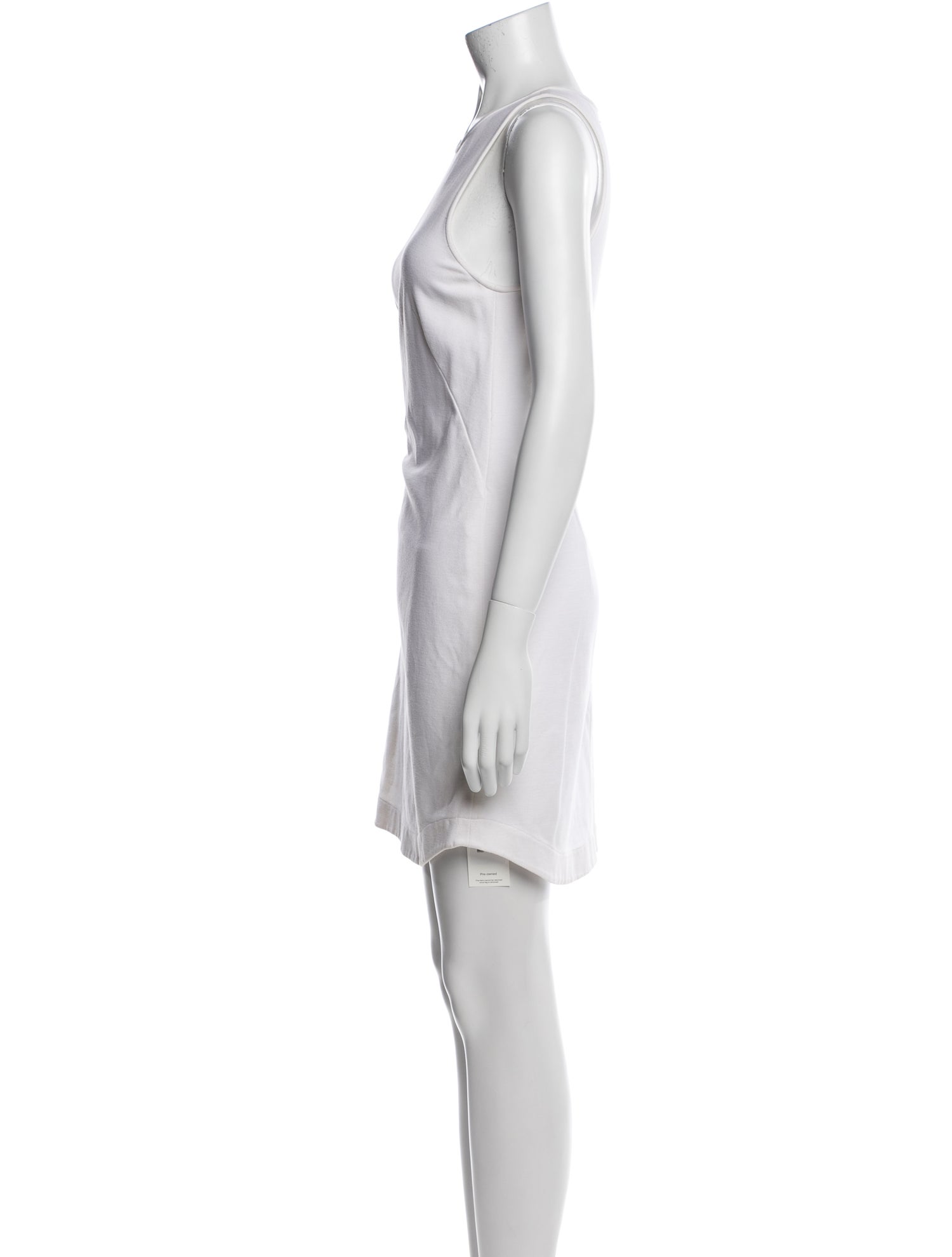 Tibi Crew Neck Mini Dress