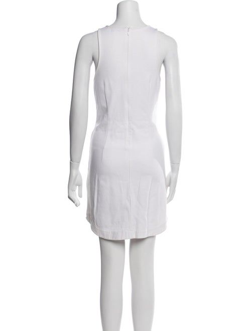 Tibi Crew Neck Mini Dress