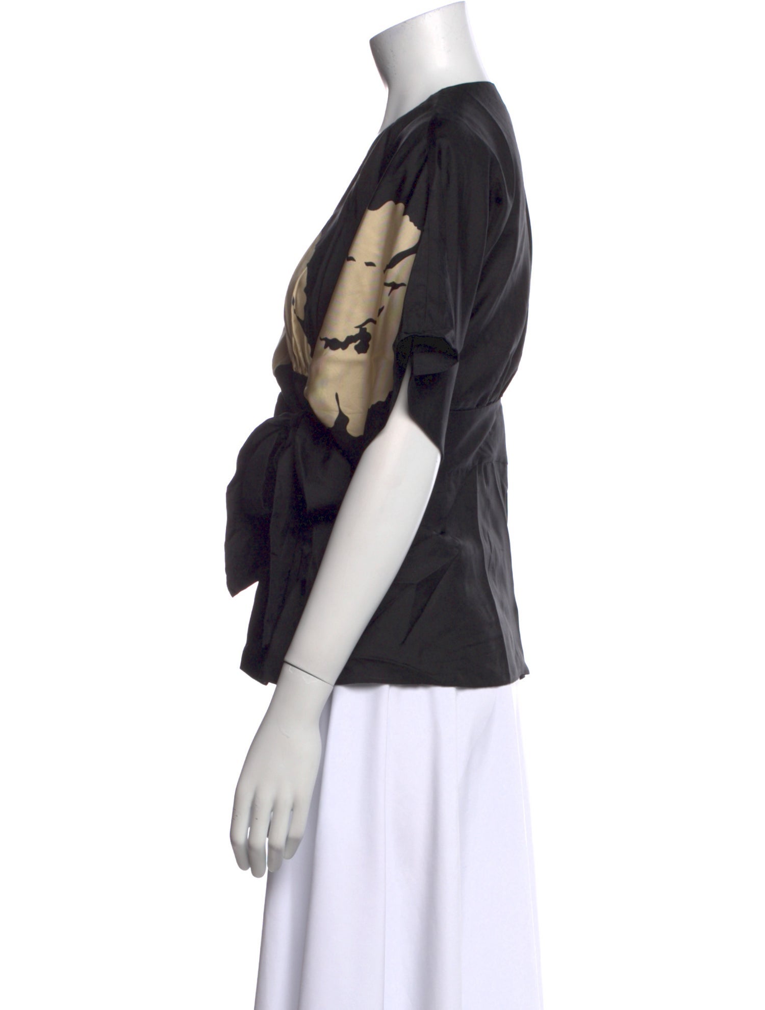 Tibi Silk Printed Blouse