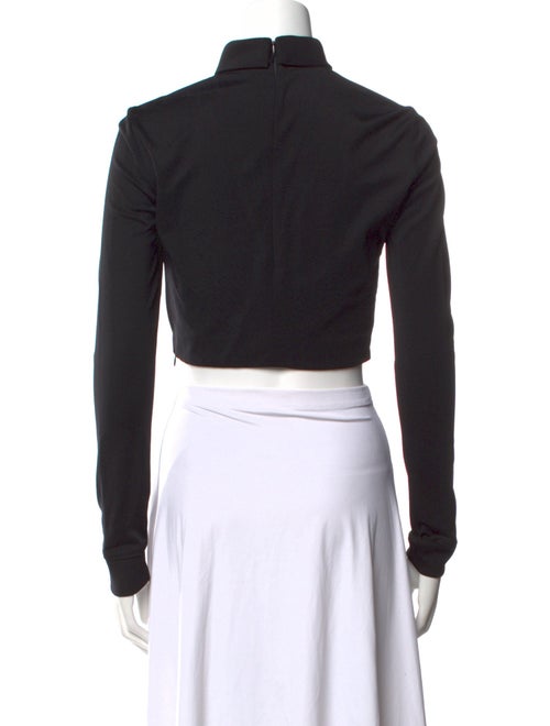 Tibi Merino Wool Turtleneck Crop Top