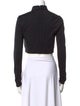 Tibi Merino Wool Turtleneck Crop Top